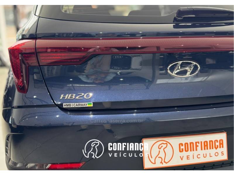 HYUNDAI - HB20 - 2024/2025 - Azul - R$ 93.900,00
