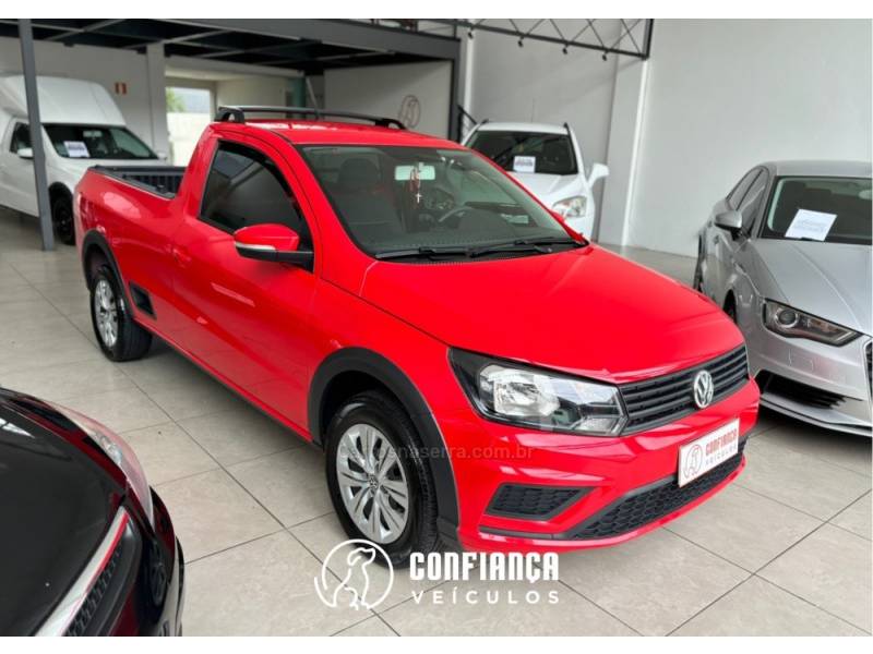 VOLKSWAGEN - SAVEIRO - 2021/2021 - Vermelha - R$ 66.900,00